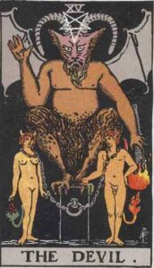 RWS Tarot 15 Devil 172x300
